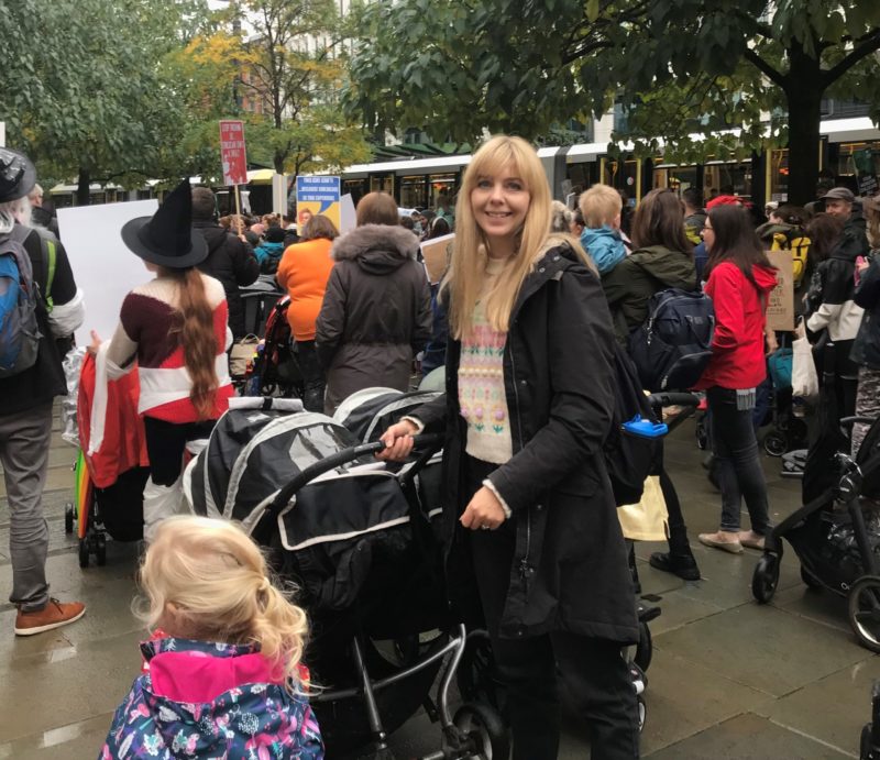 Cllr Leanne Munroe at the March of the Mummies