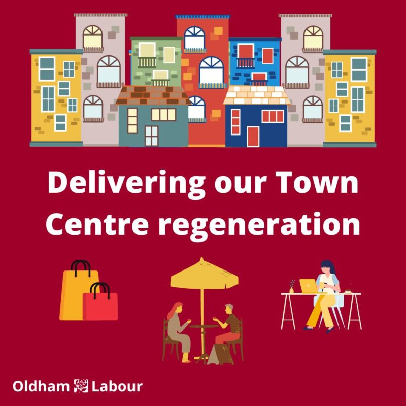 Alt Text: Delivering our Town Centre Regeneration